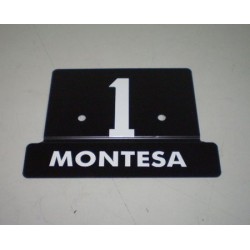 PLACA PORTANUMEROS COTA 25