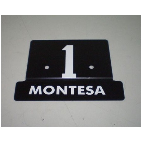 PLACA PORTANUMEROS COTA 25