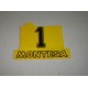 PLACA PORTA NUMEROS COTA 25 DE PLASTICO