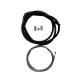 CABLE ACELERADOR TRENZADO NEGRO