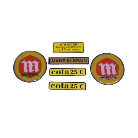 ANAGRAMA MONTESA COTA 25 A 1ª SERIE